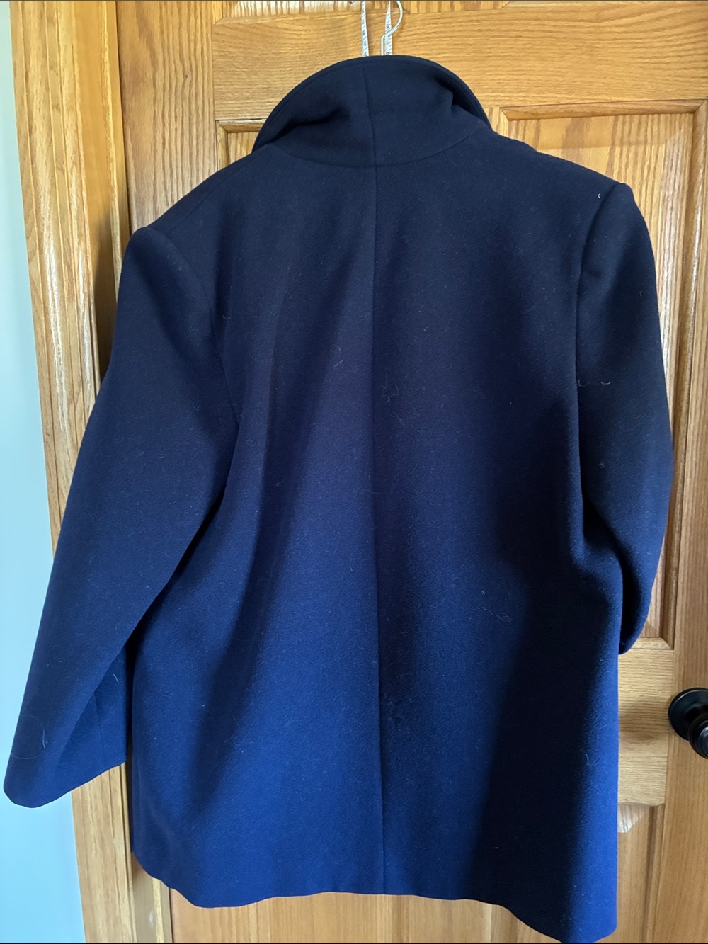 Donnybrook Women's Navy Double-Breasted Peacoat - Picture 4 of 7